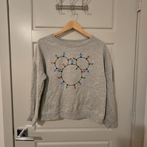 Disney Gray Sweater with Colorful Light Design